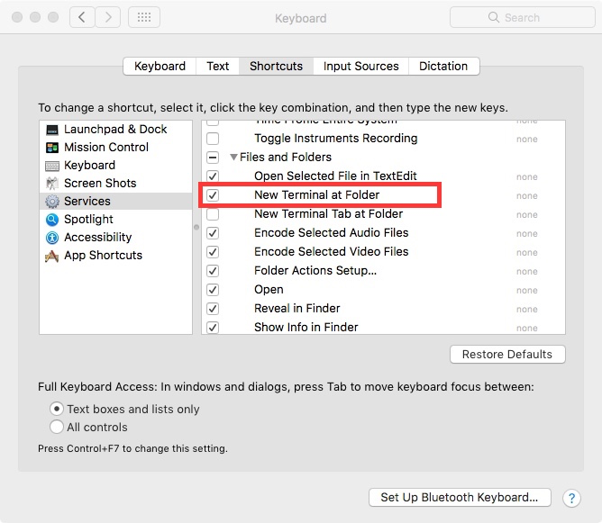 MacOS: Opening a Terminal from a folder in Finder (plus, taking and ...