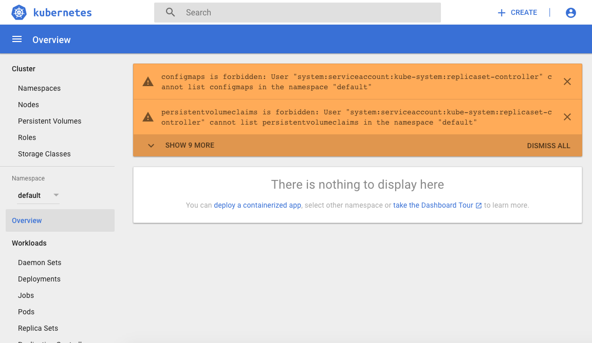 Deploying Dashboard to a kubeadm created cluster Kev's