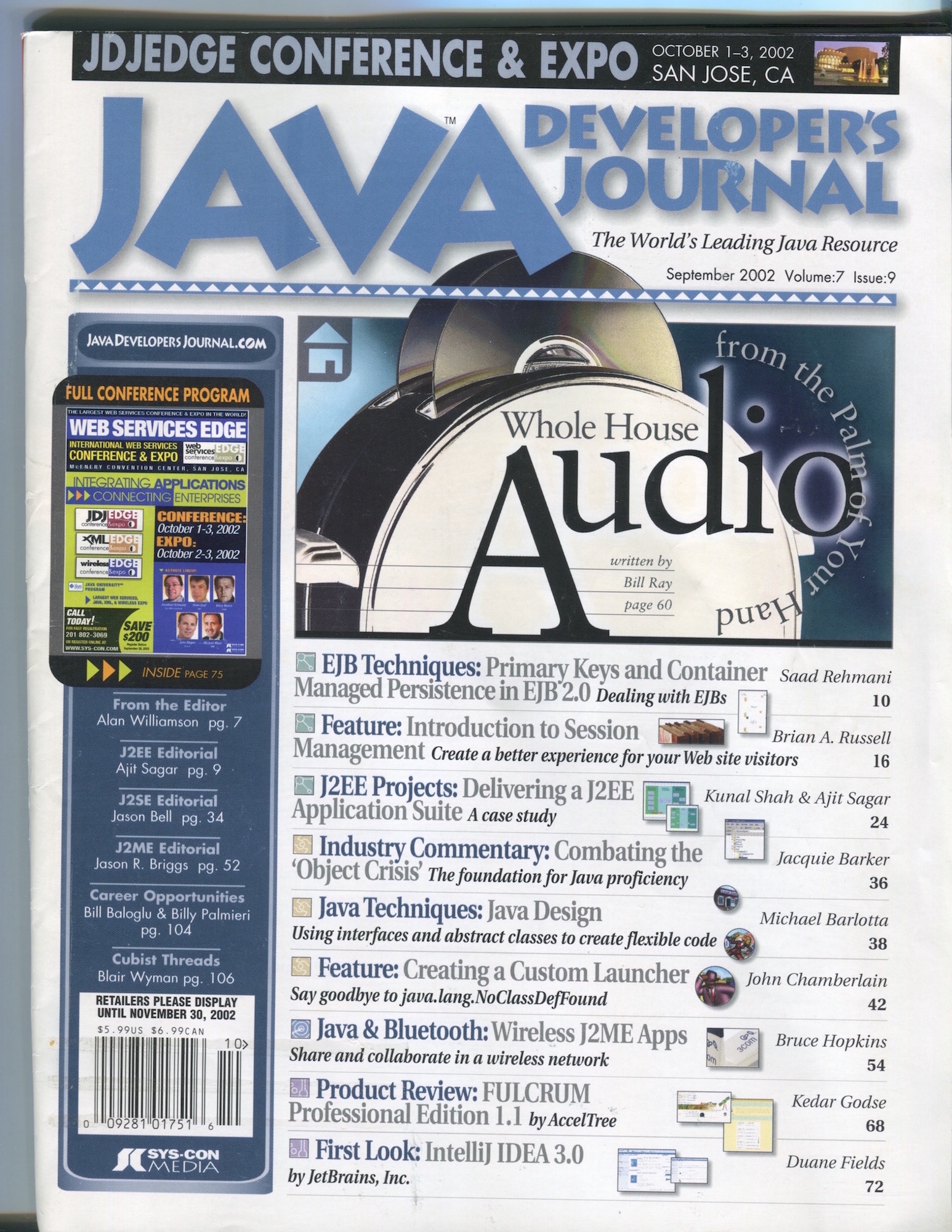 Java Developer’s Journal September 2002 – Kev's Development Toolbox