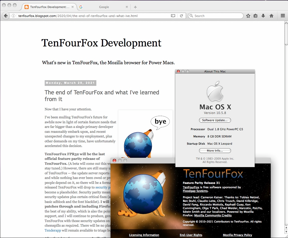 tenfourfox intel tenfourfox intel
